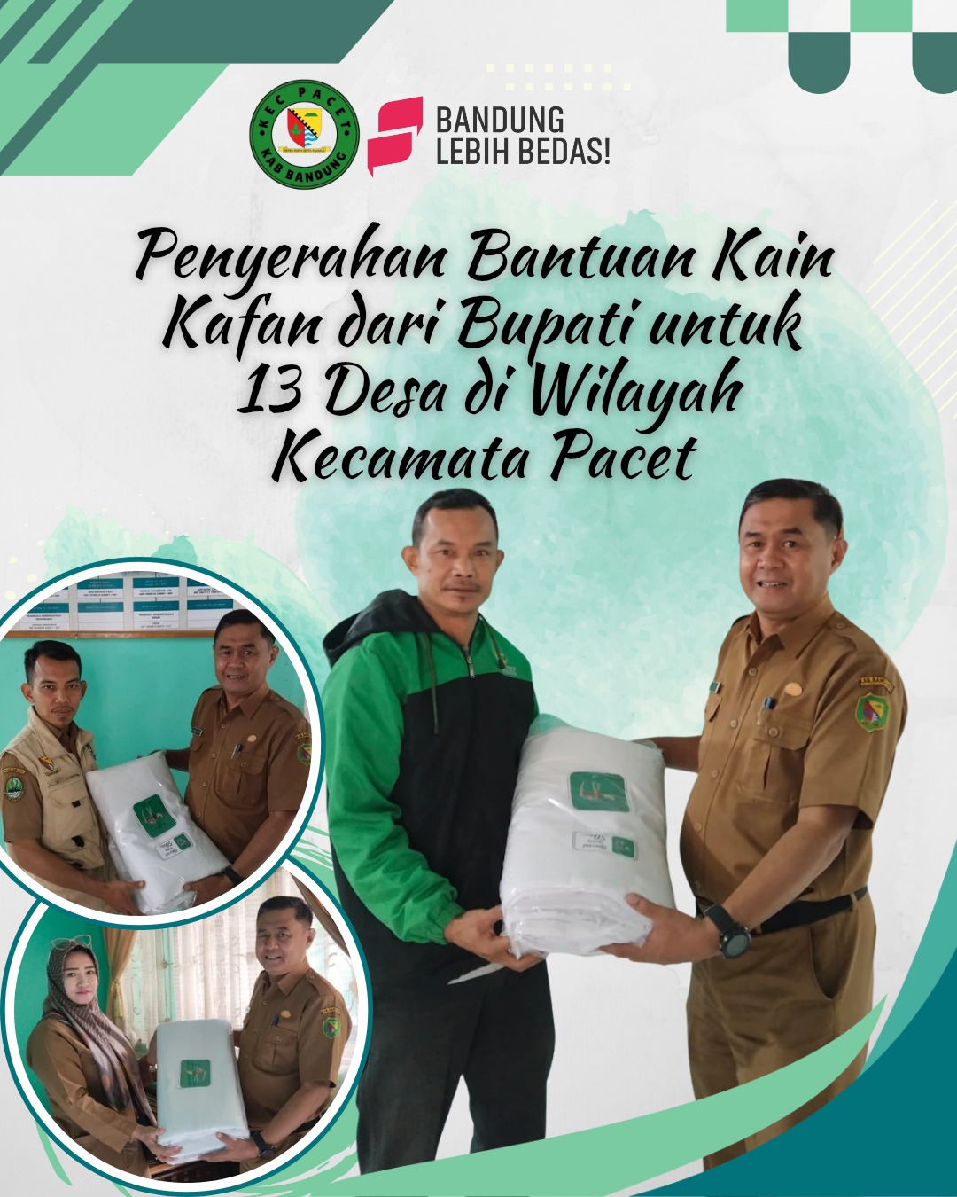 kasi-sosial-budaya-kecamatan-pacet-serahkan-bantuan-kain-kafan-dari-bupati-bandung-kepada-13-desa