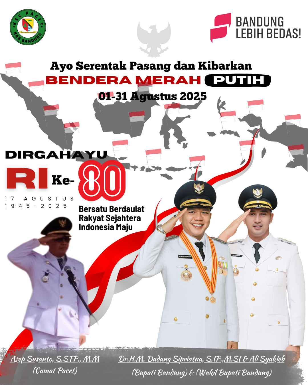 camat-pacet-ajak-warga-kibarkan-bendera-merah-putih-serentak-sambut-hut-ri-ke-80