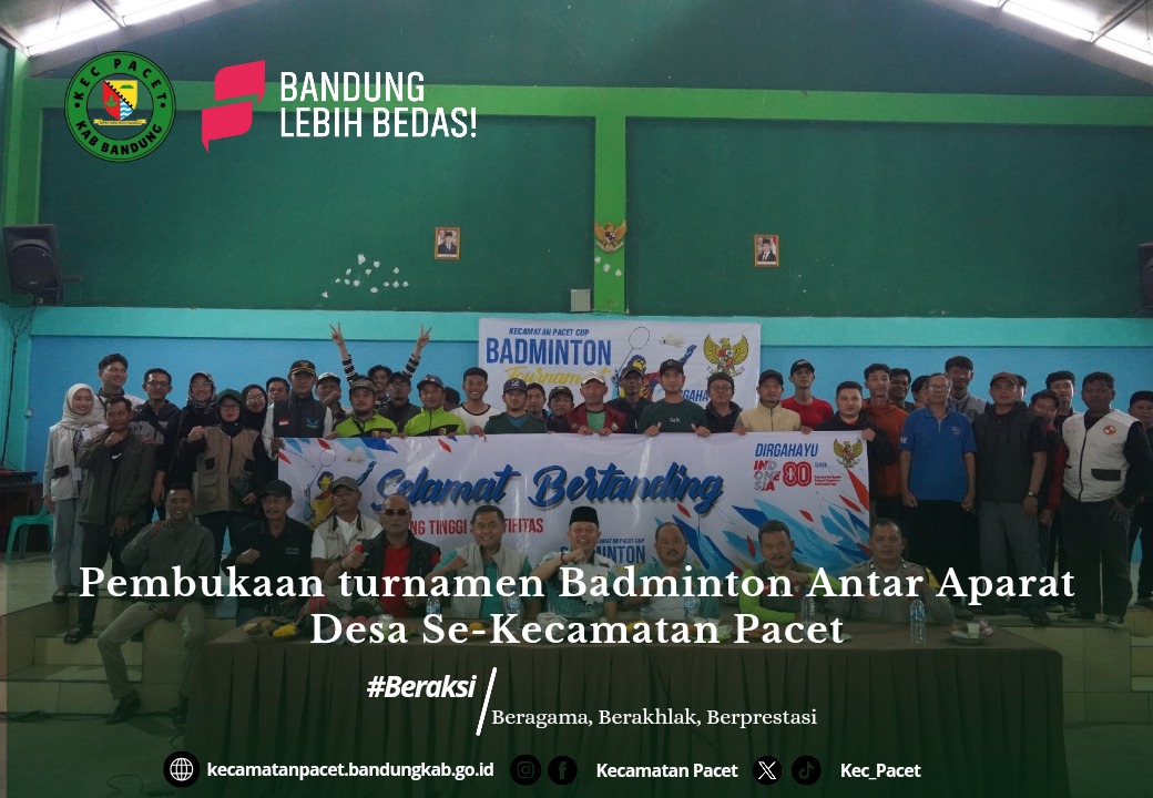 camat-pacet-buka-turnamen-badminton-antar-aparat-desa-sambut-hut-ri-ke-80
