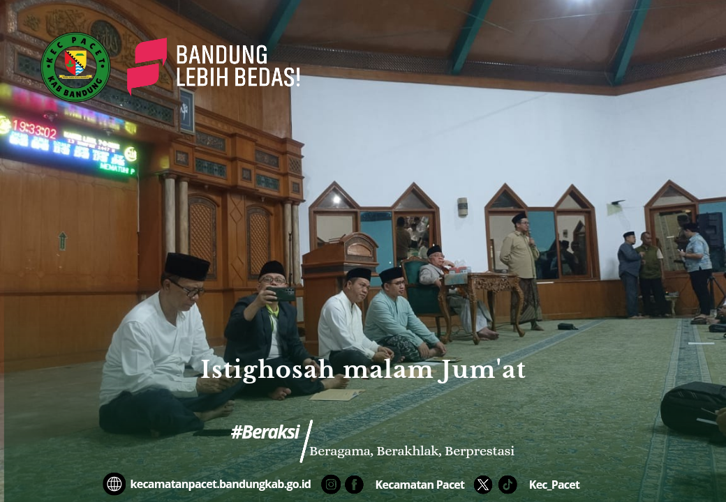 camat-pacet-hadiri-istighosah-malam-jumat-di-masjid-al-fatih-rumah-jabatan-bupati-bandung