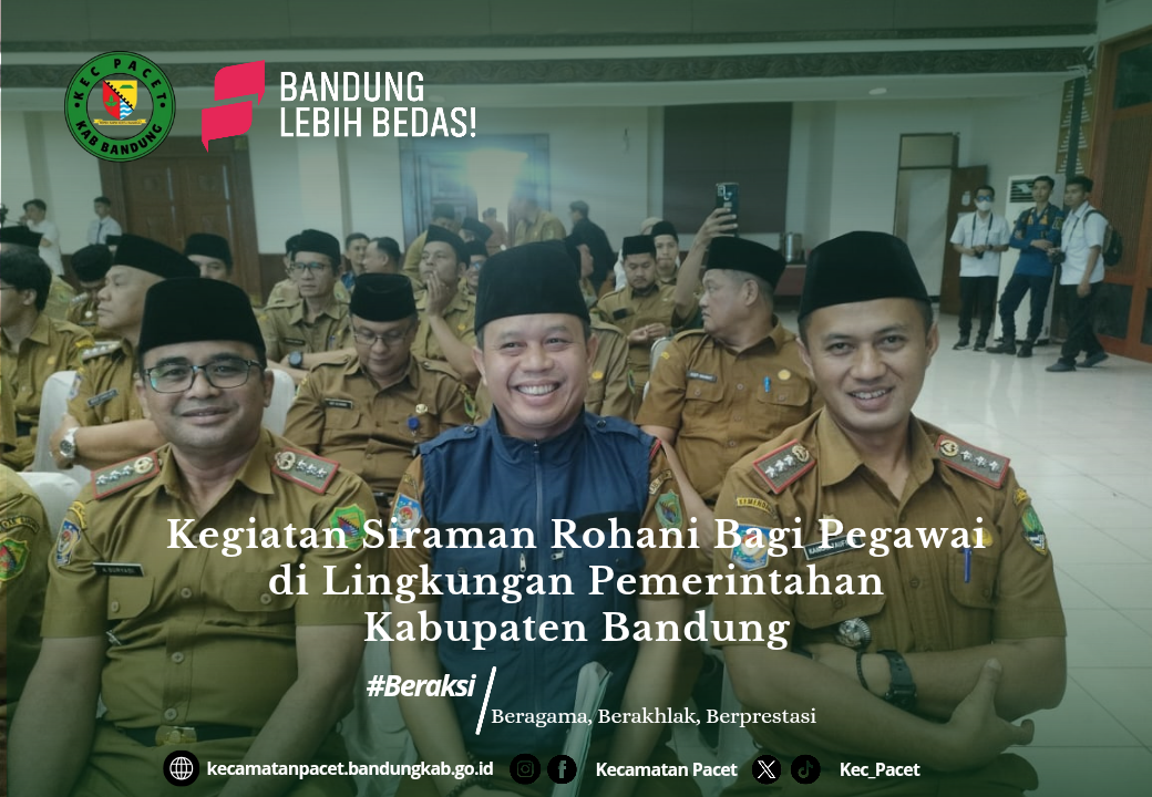 camat-pacet-hadiri-siraman-rohani-untuk-pegawai-pemkab-bandung