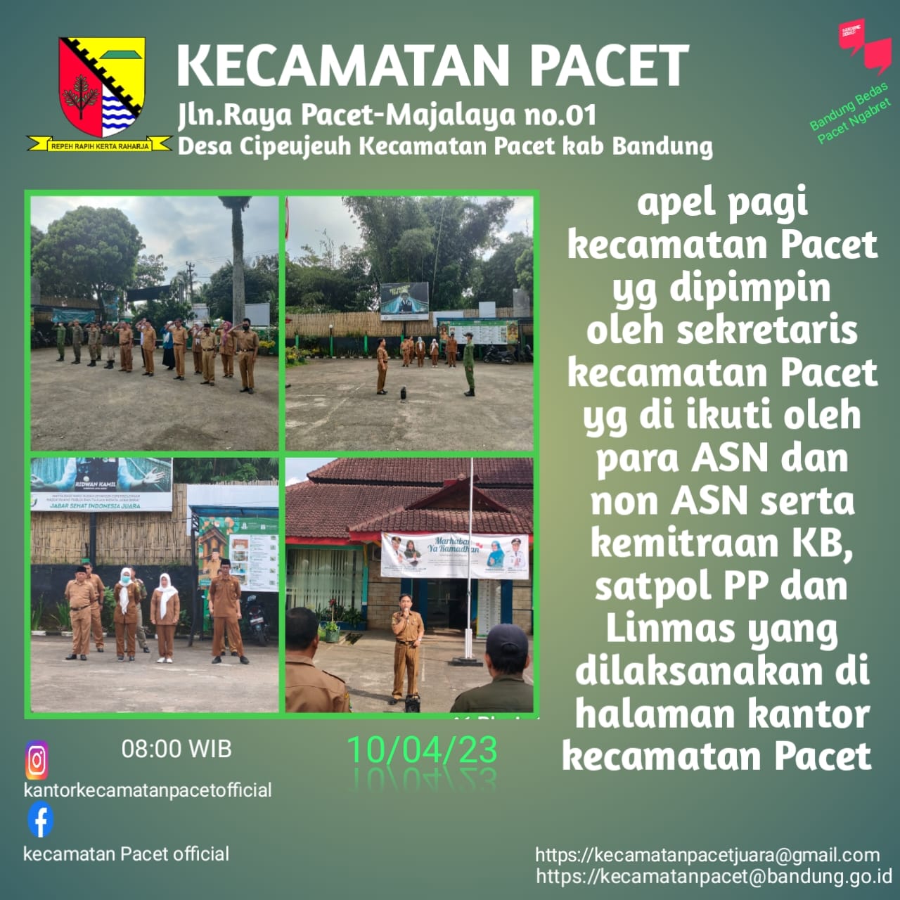 kegaiatan-apel-kecamatan-pacet