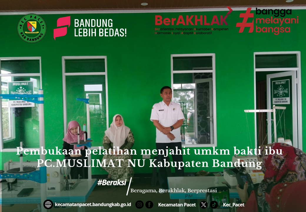 tingkatkan-kemandirian-ekonomi-muslimat-nu-pacet-gelar-pelatihan-menjahit-bagi-umkm